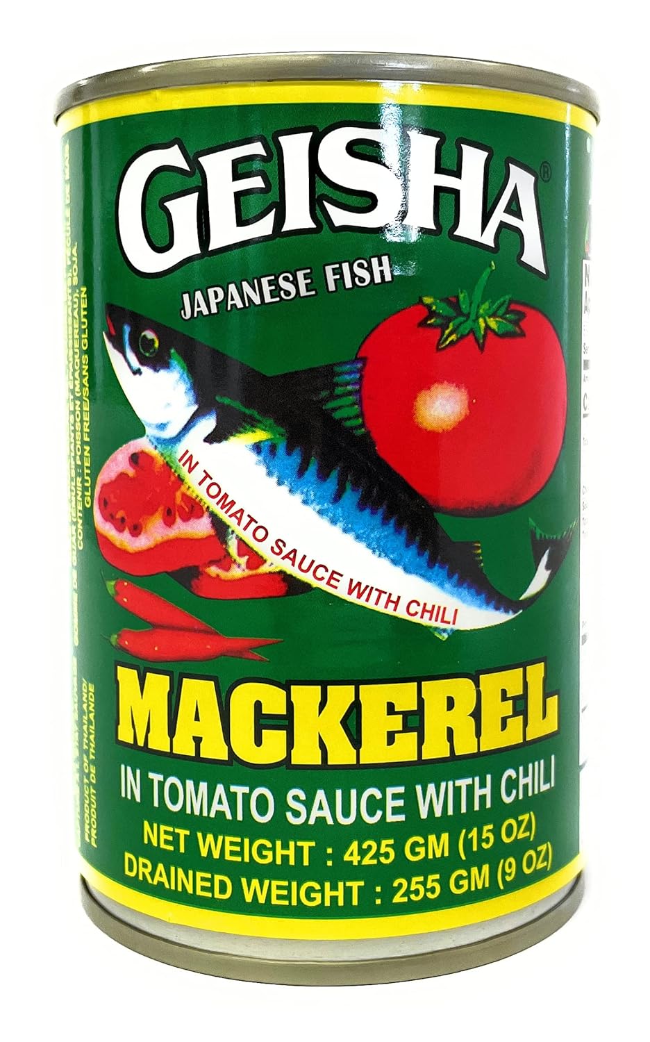 Geisha Mackerel in Tomato  15 oz          